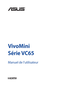 Asus VivoMini VC65R (commercial) Mini PC Manuel utilisateur