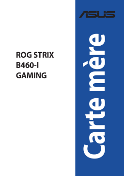 Asus ROG STRIX B460-I GAMING Motherboard Manuel utilisateur