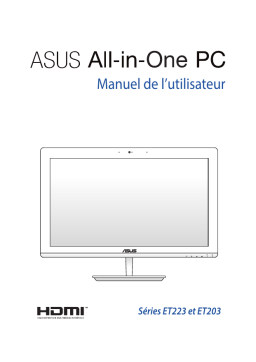 Asus ET2230IUT All-in-One PC Manuel utilisateur