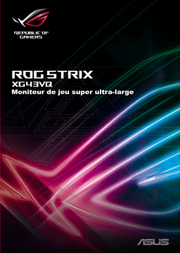 Asus ROG Strix XG43VQ Monitor Mode d'emploi