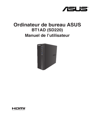 Asus BT1AD Desktop Manuel utilisateur | Fixfr