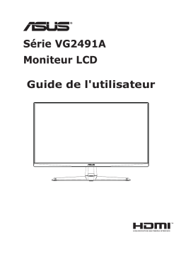 Asus TUF GAMING VG249Q1A Monitor - Gaming Sery Mode d'emploi