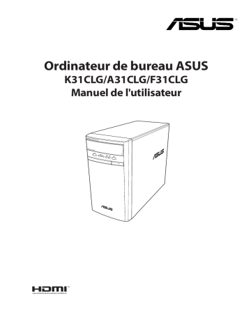 Asus VivoPC K31CLG Tower PC Manuel utilisateur | Fixfr