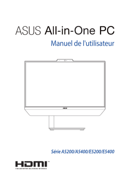 Asus Zen AIO A5200WFA All-in-One PC Manuel utilisateur