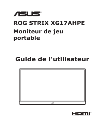 Asus ROG Strix XG17AHPE Aura Sync accessory Mode d'emploi | Fixfr