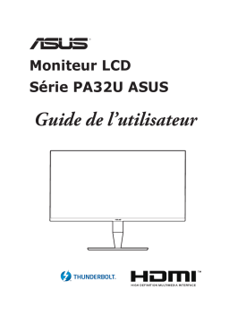 Asus ProArt Display PA32UC-K Monitor Mode d'emploi