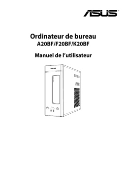 Asus K20BF Tower PC Manuel utilisateur