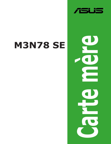 Asus M3N78 SE Motherboard Manuel utilisateur | Fixfr