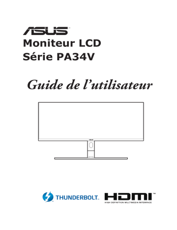 Asus ProArt Display PA34VC Monitor Mode d'emploi | Fixfr