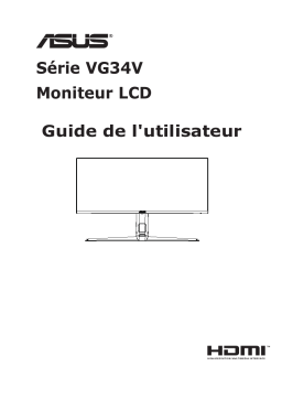 Asus TUF Gaming VG34VQL1B Monitor Mode d'emploi