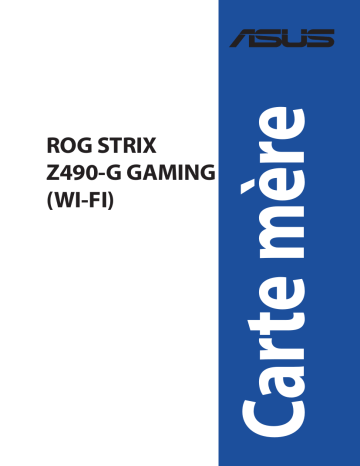 Asus ROG STRIX Z490-G GAMING (WI-FI) Motherboard Manuel utilisateur | Fixfr