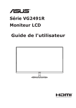 Asus TUF Gaming VG249Q1R Monitor Mode d'emploi