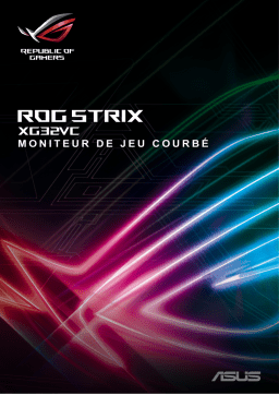 Asus ROG Strix XG32VC Monitor Mode d'emploi