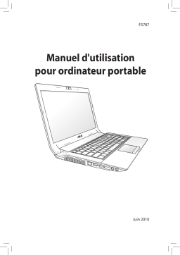 Asus N43Jf Laptop Manuel utilisateur