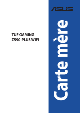 Asus TUF Gaming Z590-PLUS WIFI Motherboard Manuel utilisateur