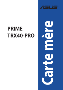 Asus PRIME TRX40-PRO Motherboard Manuel utilisateur