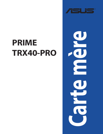 Asus PRIME TRX40-PRO Motherboard Manuel utilisateur | Fixfr