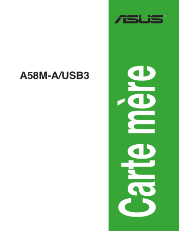 A58M-A/USB3 | Asus A58M-A/BR Motherboard Manuel utilisateur | Fixfr