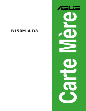 Asus B150M-A D3 Motherboard Manuel utilisateur | Fixfr