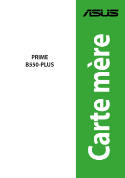 Asus PRIME B550-PLUS Motherboard Manuel utilisateur