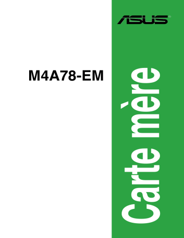 Asus M4A78-EM Motherboard Manuel utilisateur | Fixfr