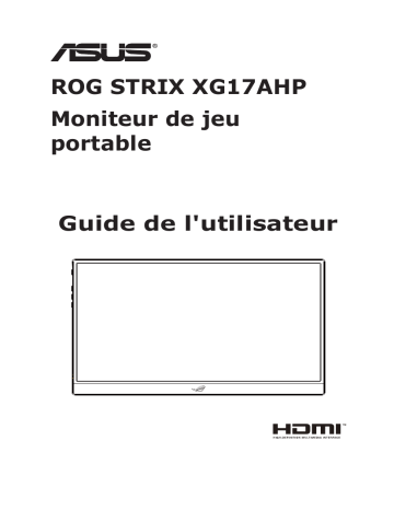 Asus ROG Strix XG17AHP Aura Sync accessory Mode d'emploi | Fixfr