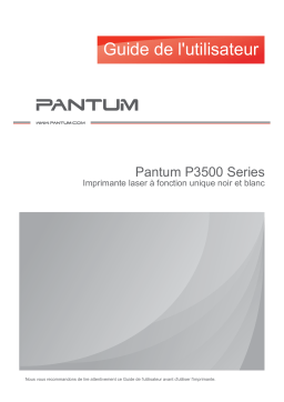 Pantum P3500DN Mode d'emploi