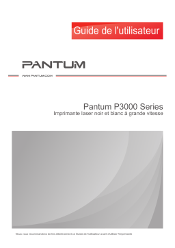 Pantum P3255DN Mode d'emploi