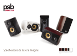 PSB Speakers Imagine B Bookshelf sp&eacute;cification
