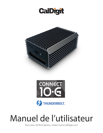 CalDigit Connect 10G Manuel utilisateur | Fixfr