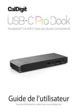 CalDigit USB-C Pro Dock Manuel utilisateur