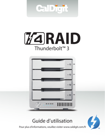 CalDigit T4 RAID Thunderbolt 3 Manuel utilisateur | Fixfr