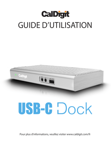 CalDigit USB-C Dock  Manuel utilisateur | Fixfr