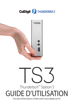 CalDigit TS3 Manuel utilisateur