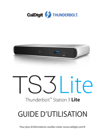 CalDigit TS3 Lite Manuel utilisateur | Fixfr