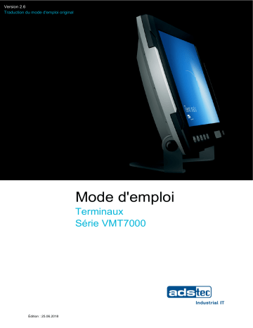 ADS-tec VMT7000 Serie Manuel utilisateur | Fixfr