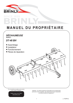 Brinly DT-480BH 48” Tow-Behind Dethatcher Manuel du propriétaire