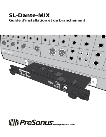 StudioLive RM32AI | StudioLive RM16AI | StudioLive 32.4.2AI | PRESONUS StudioLive 24.4.2AI 24x4x2 Digital Mixing Console Mode d'emploi | Fixfr