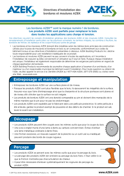AZEK Trim & Moulding Guide d'installation