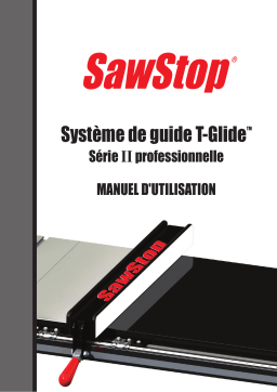 SawStop TGP2-FRT36A2 & TGP2-FRT52A2 Mode d'emploi