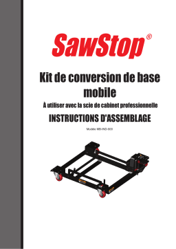 SawStop MB-IND-500 Mode d'emploi