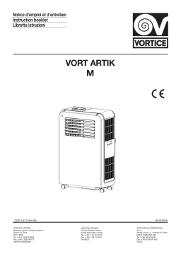 Vortice KRYO POLAR 12 Manuel du propriétaire