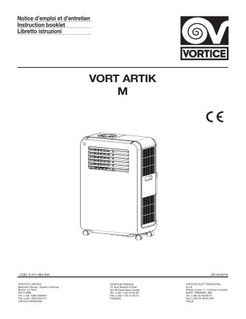 ARTIK M12 | Vortice KRYO POLAR 12 Manuel du propriétaire | Fixfr