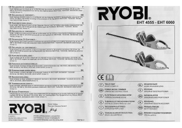 Ryobi EHT 6060 Manuel du propriétaire | Fixfr