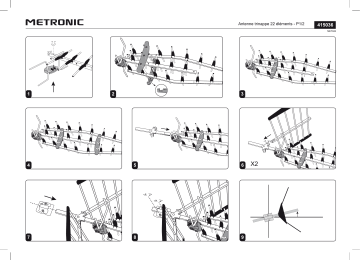 Metronic ANTENNE TRINAPPE 22 Manuel du propriétaire | Fixfr