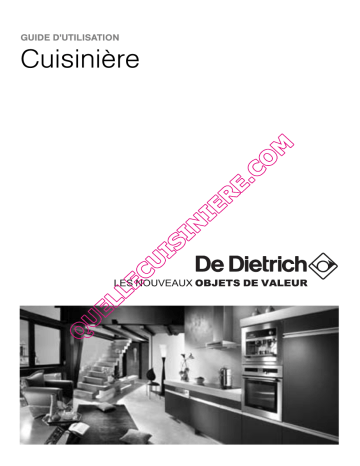 DKC7340G | De Dietrich DCI1198W Manuel du propriétaire | Fixfr