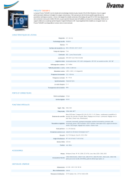 iiyama T1931SR Manuel du propriétaire