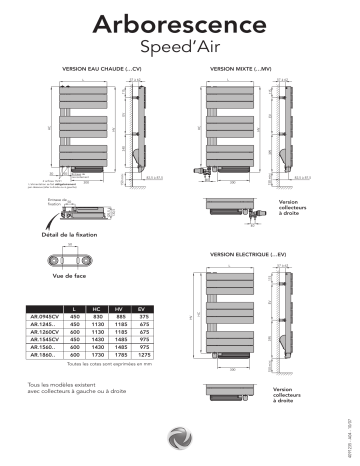 FINIMETAL ARBORESCENCE SPEED AIR Manuel du propriétaire | Fixfr