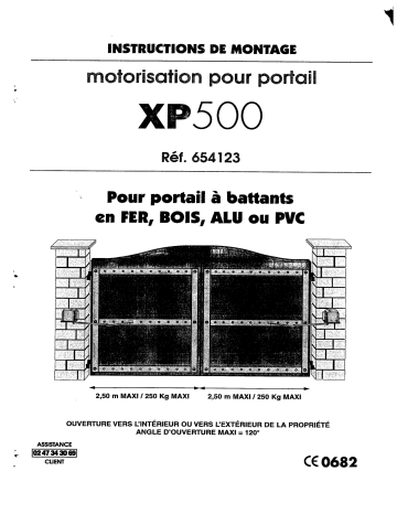 654123 | Avidsen XP500 Manuel du propriétaire | Fixfr