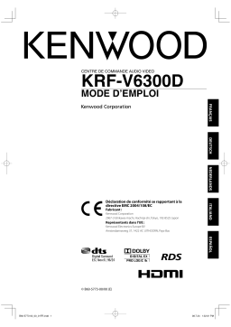 Kenwood KRF-V6300D Manuel du propriétaire